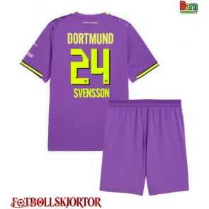 Borussia Dortmund Daniel Svensson #24 Tredje Kläder Barn 2026-27 Kortärmad (+ Korta byxor)